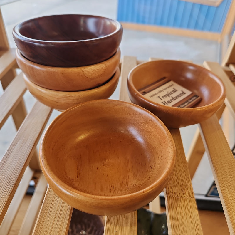 Tropical Hardwood Small Bowl - Fair Trade - Sustainably Harvested