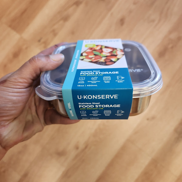 U•Konserve Stainless Steel + Silicone Containers