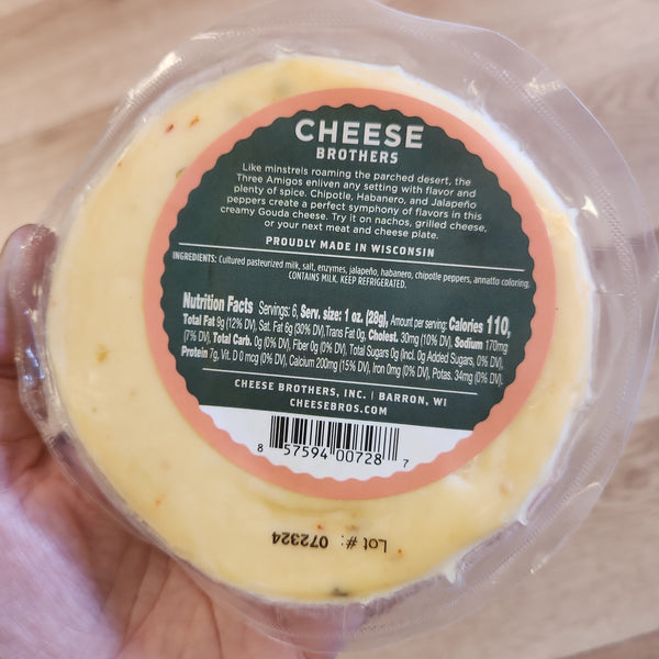 Cheese Brothers - Jalapeño, Habanero, & Chipotle Gouda - 6 oz