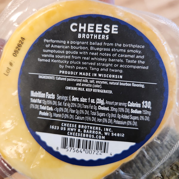 Cheese Brothers - Bluegrass - Bourbon Gouda - 6 oz