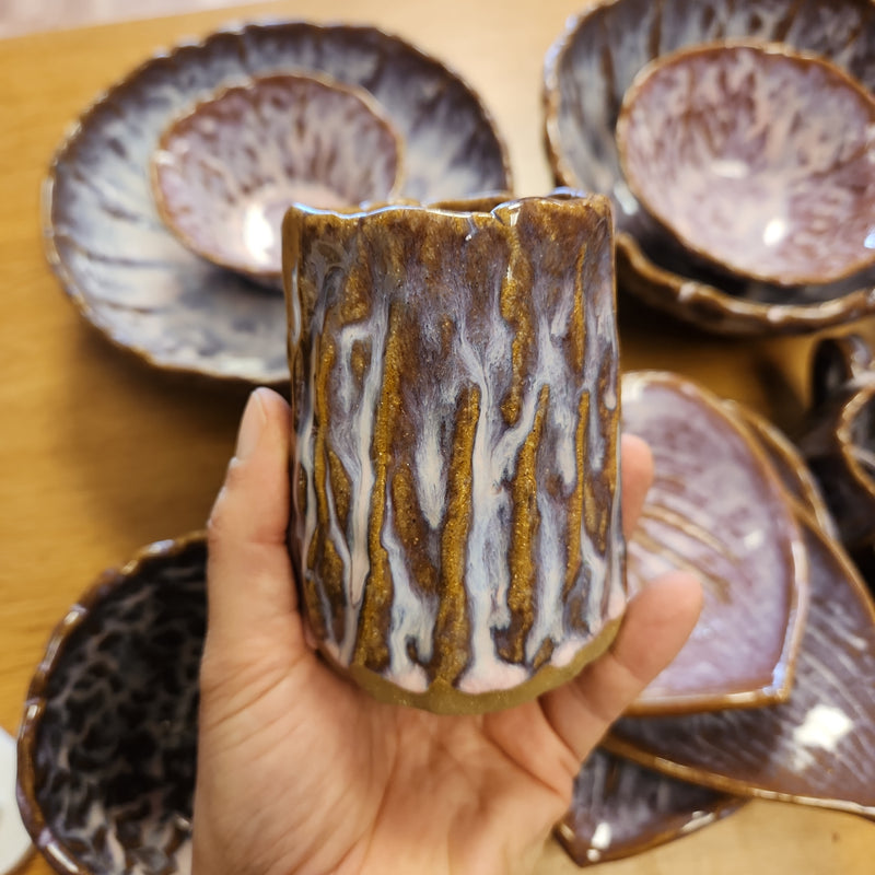 Handleless Pottery Mug