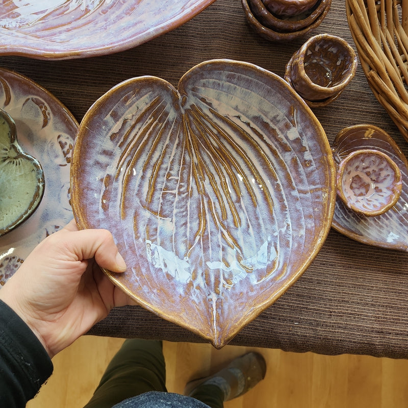 Hosta Leaf Serving Bowl