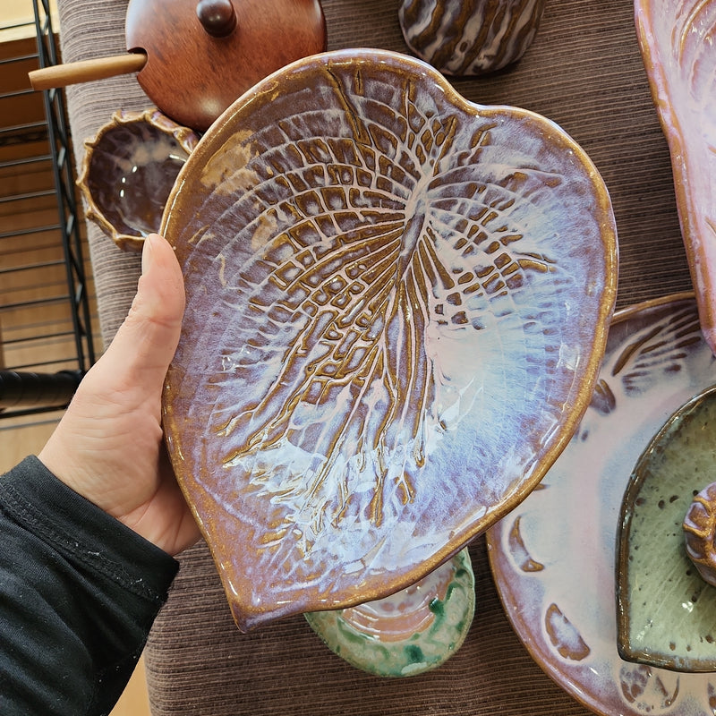 Hosta Leaf Serving Bowl