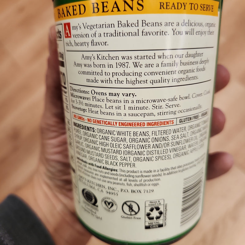 Amy's Vegetarian Baked Beans - 15 oz.