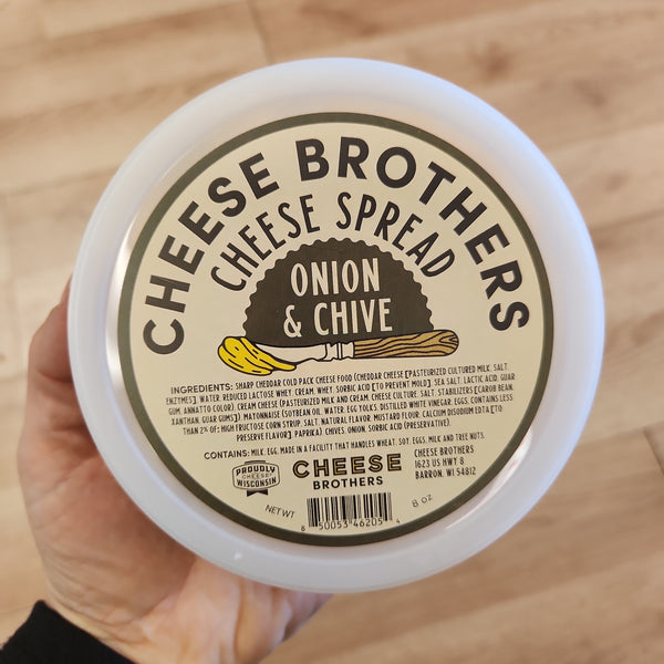 Cheese Brothers - Onion and Chive cheese spread - 8 oz