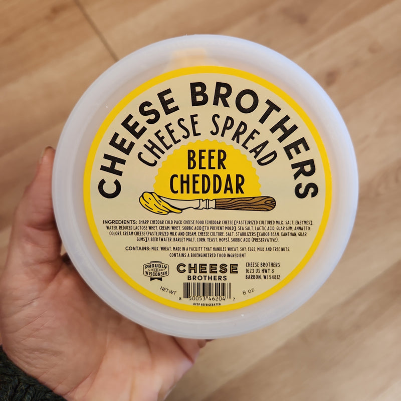 Cheese Brothers - Beer Cheddar cheese spread - 8 oz