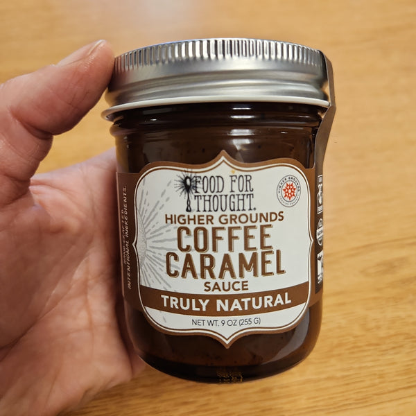 Coffee Caramel Sauce - Food For Thought - 9 oz.