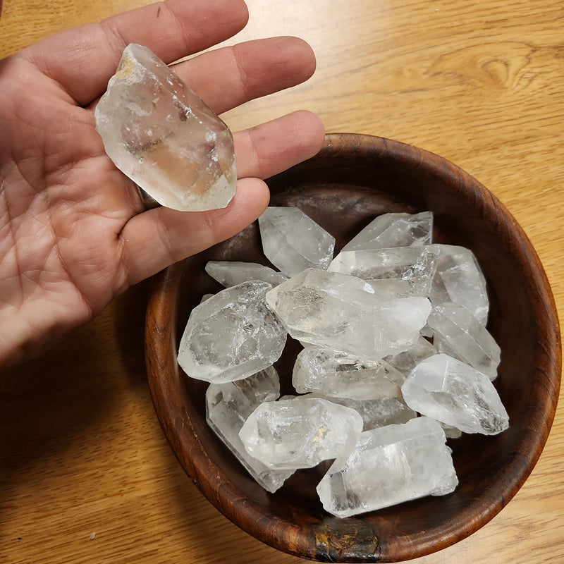 Ethical Quartz Gemstone Points, 1 ea.