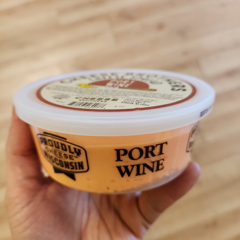 Cheese Brothers - Port Wine cheese spread - 8 oz