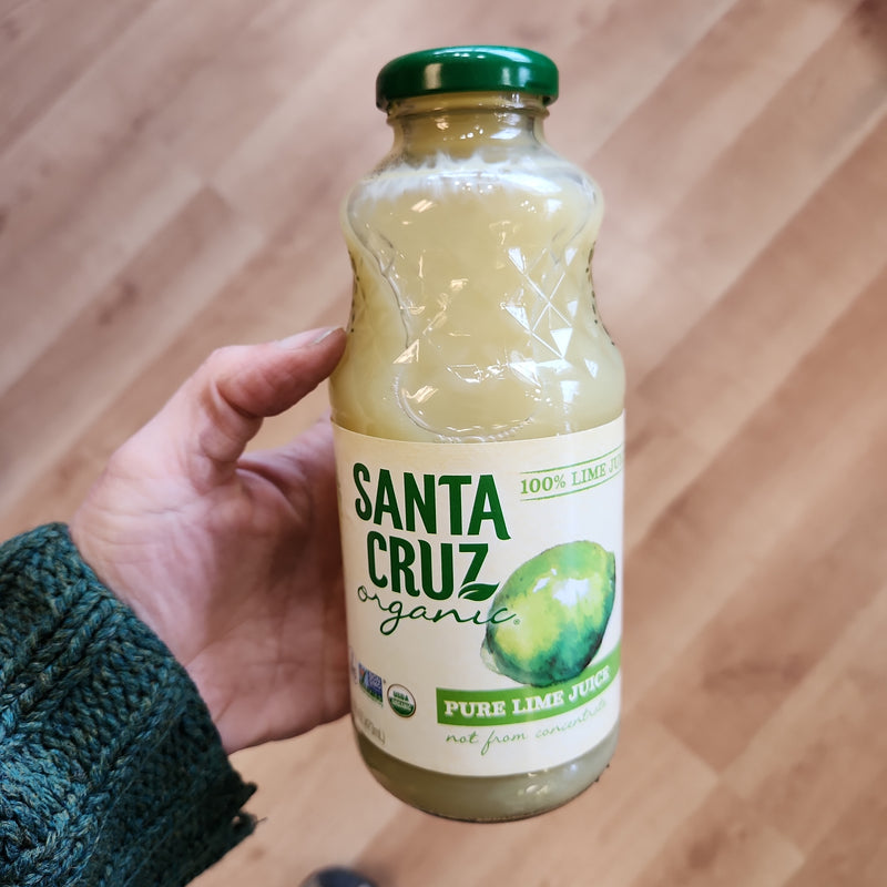 Santa Cruz Organic Lime Juice - 16 oz