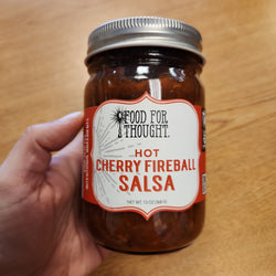 Hot Cherry Fireball Salsa - Food For Thought - 13 oz.