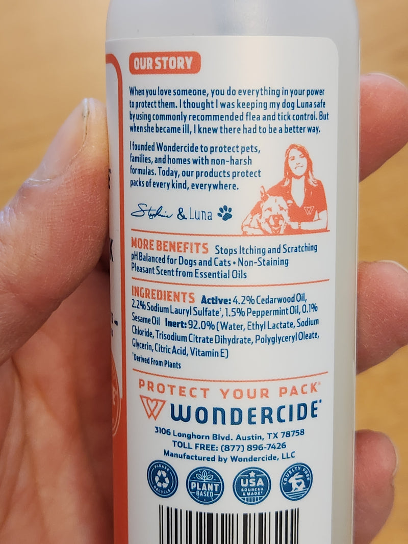 Wondercide Natural Flea and Tick Repellent for Pets and Home