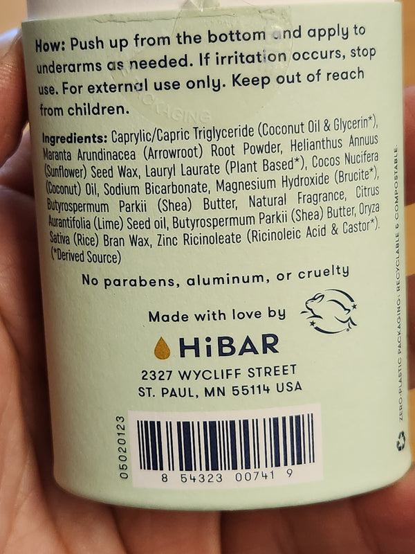 HiBar Deodorant