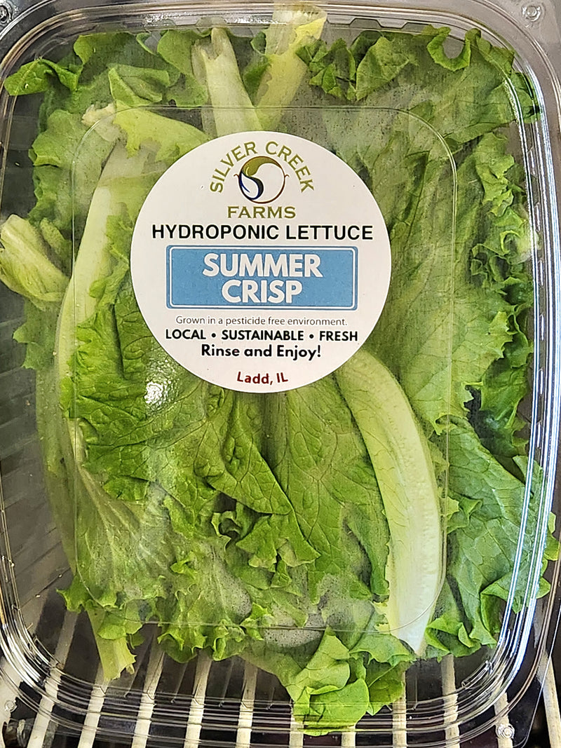 Local Hydroponic Lettuce - Grown by Silver Creek Farms in Ladd IL