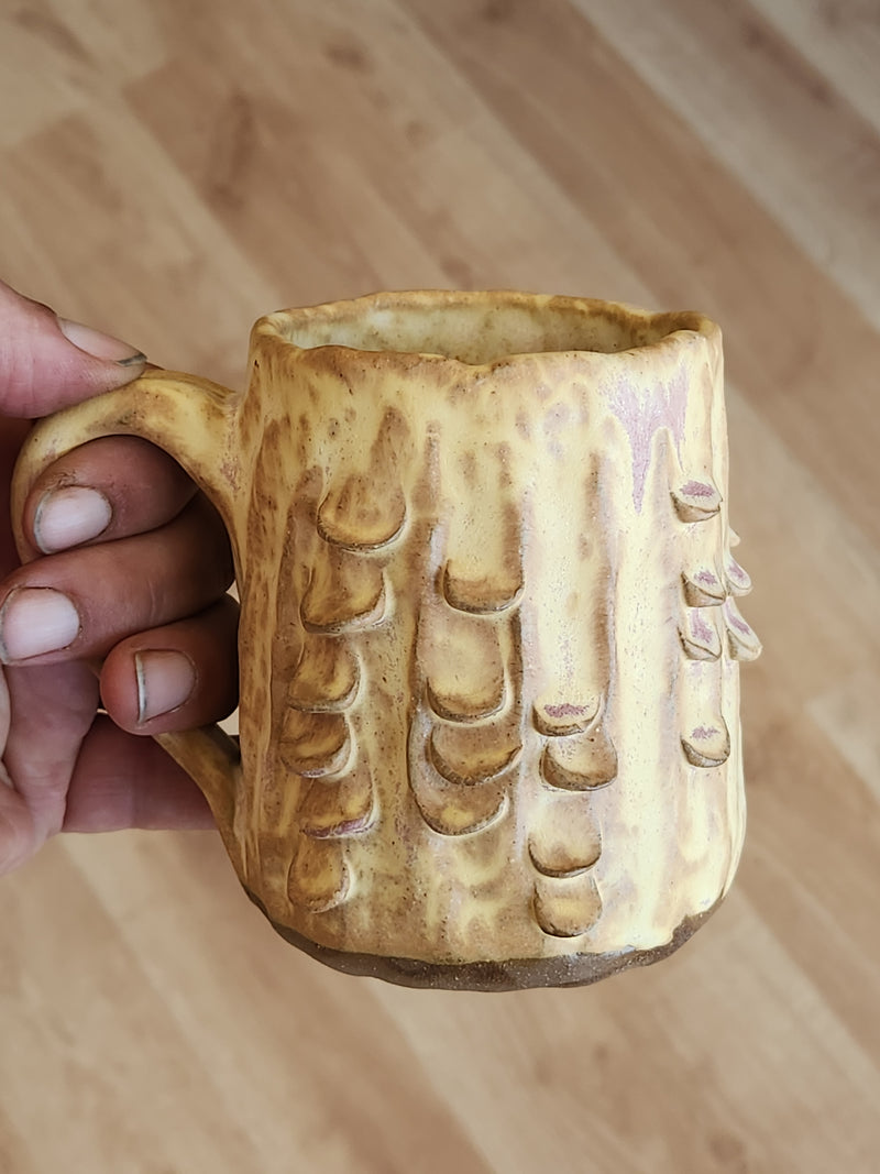 Fungus Handbuilt Pottery Mug