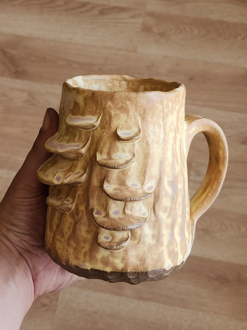 Fungus Handbuilt Pottery Mug