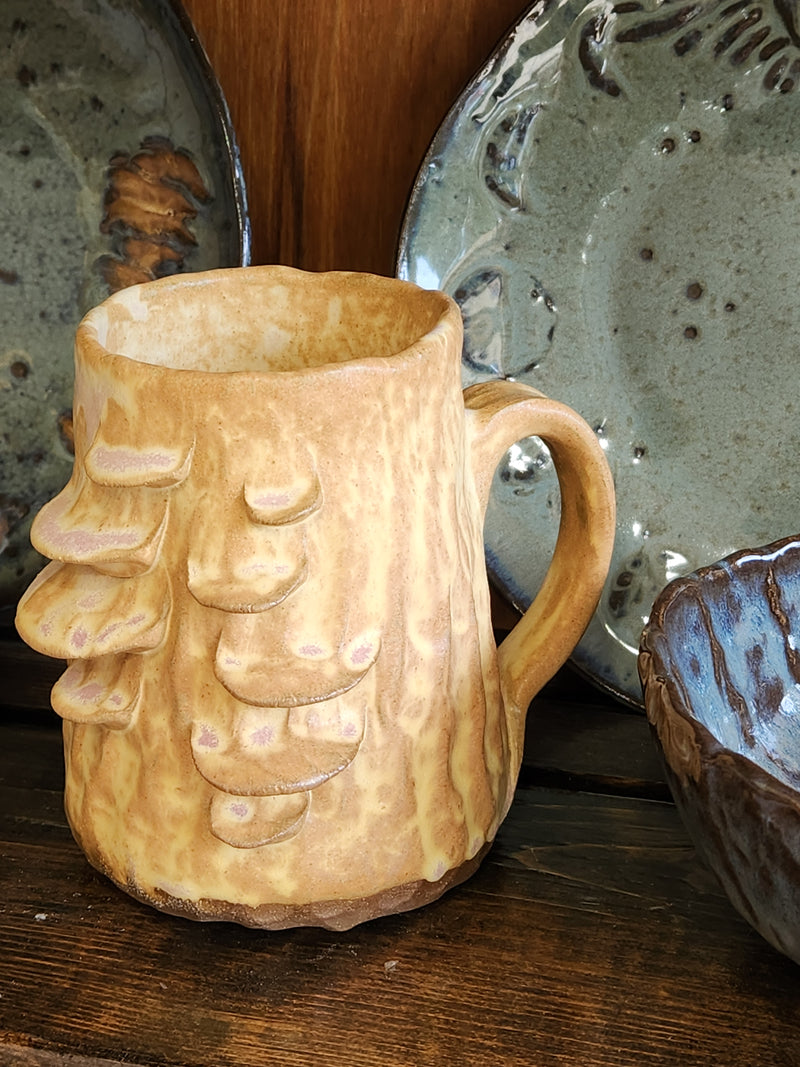 Fungus Handbuilt Pottery Mug