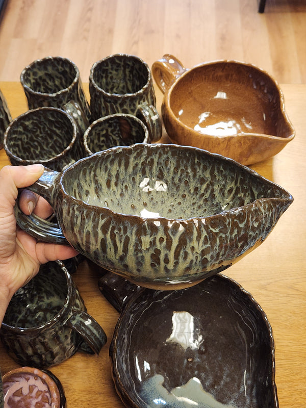 Batter Bowl - Hand Built Pottery by Authentic Arts