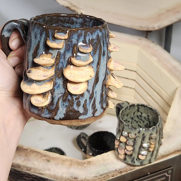 Fungus Handbuilt Pottery Mug