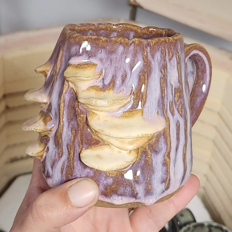 Fungus Handbuilt Pottery Mug