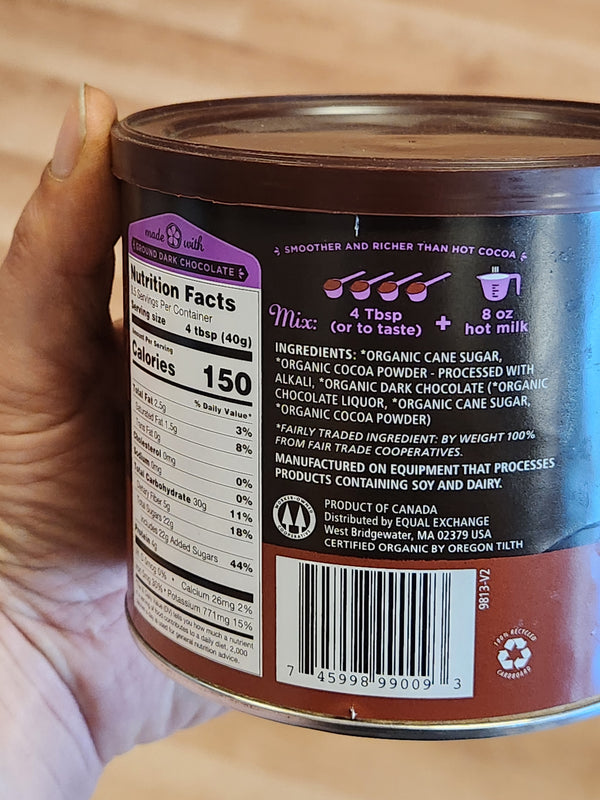 Equal Exchange Dark Hot Cocoa Mix - 12 oz.