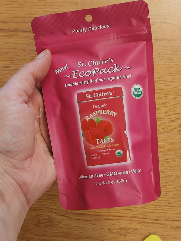 St. Claire's Organics Raspberry Tarts Refill - 3 oz.