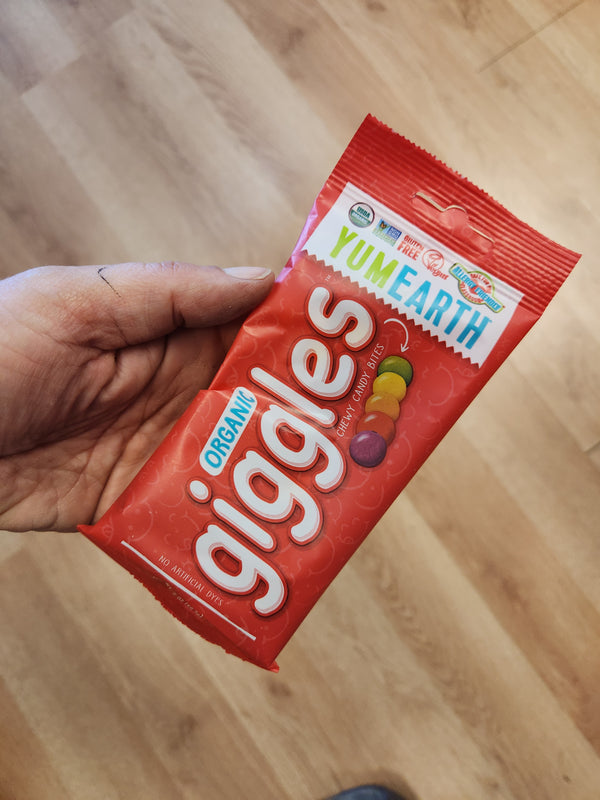 Yum Earth chewy candy Giggles - 2 oz