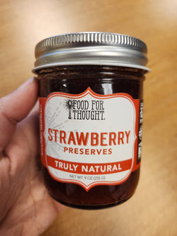 Strawberry Preserves - Food For Thought - 8.5 oz.