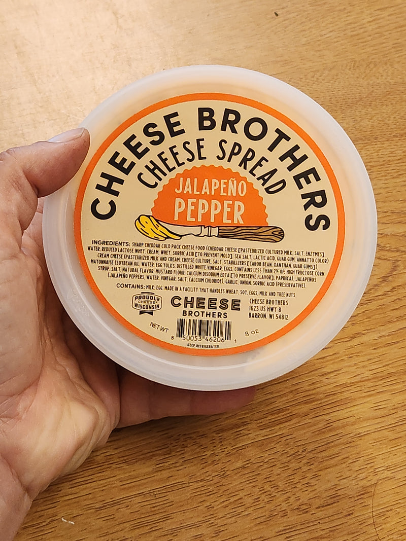 Cheese Brothers - Jalapeno Pepper cheese spread - 8 oz