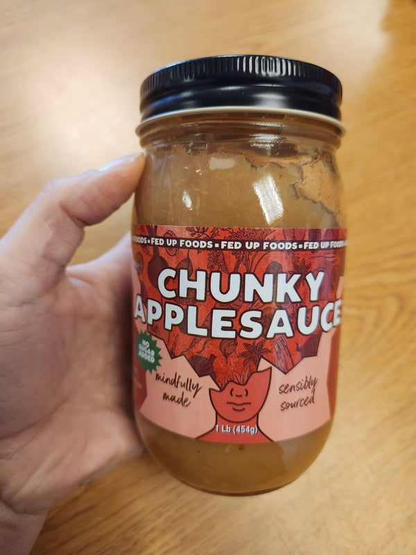 Fed Up Foods - Chunky Applesauce - 16 oz - Stevens Point, Wisconsin