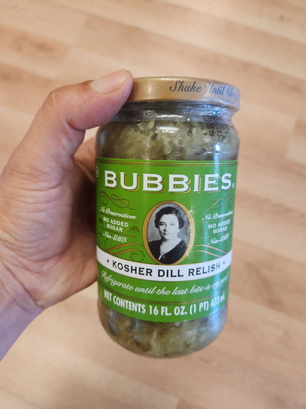 Bubbies Dill Relish - 16 oz