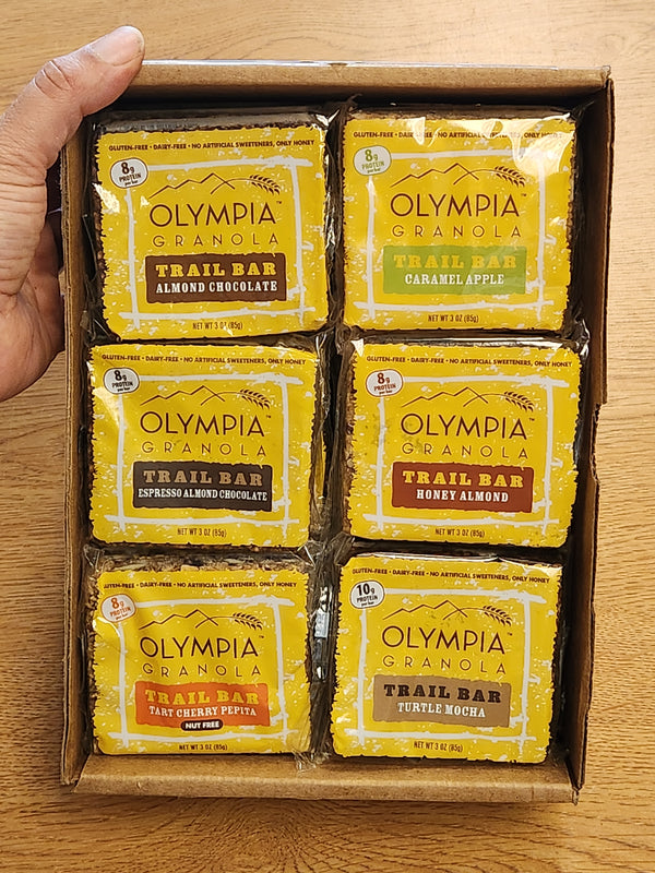 Olympia Granola Trail Bar - Various Flavors - Made in Milwaukee! - 3 oz