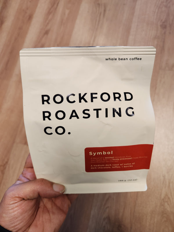 Rockford Roasting Company Coffee - Symbol - Medium-Dark Roast - 10 oz