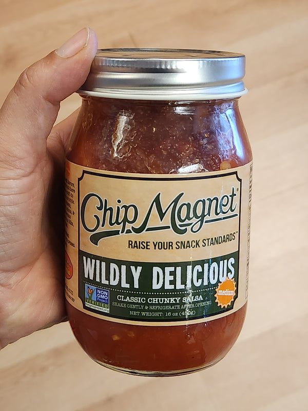 Wildly Delicious Chunky Salsa - Medium - Chip Magnet - Eau Claire, Wisconsin- 16 oz.