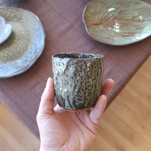 Handleless Pottery Mug