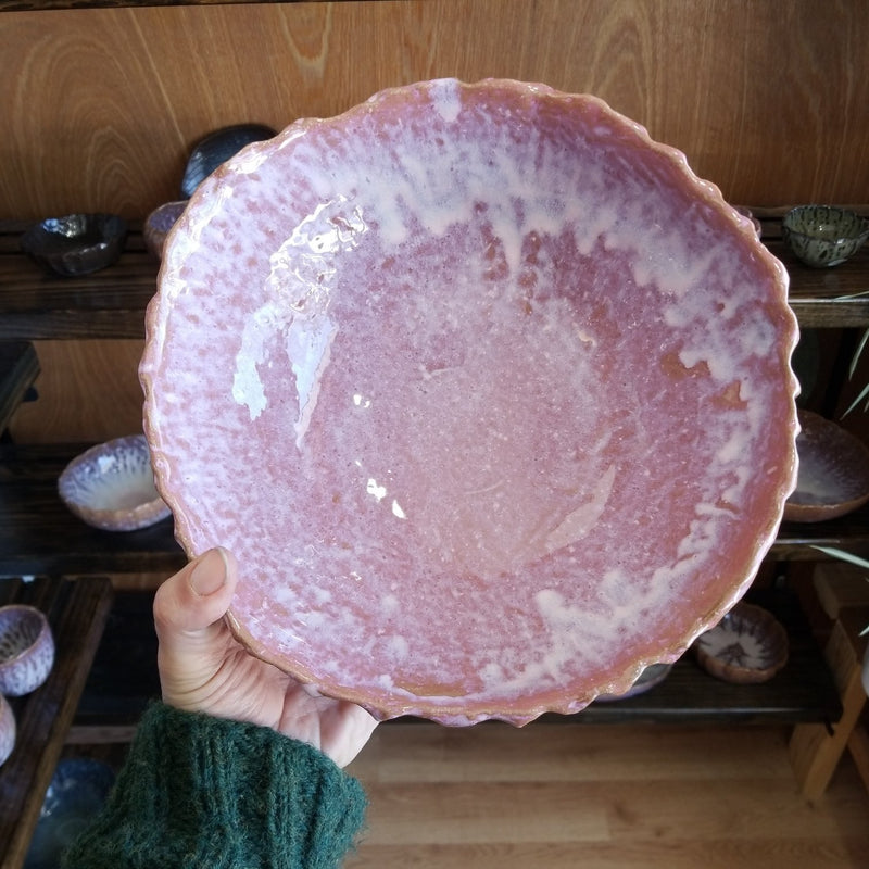 Large Decorative Serving Bowl - Authentic Arts Pottery