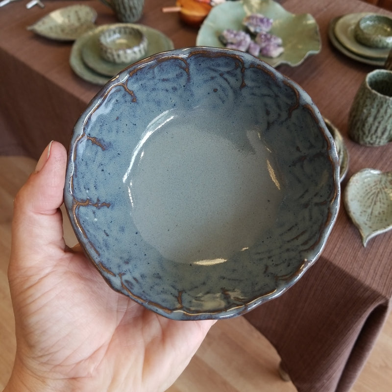 Small Footed Bowls - Handbuilt Pottery