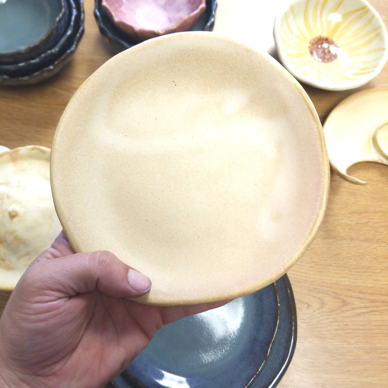 Snack Sized Pottery Plate