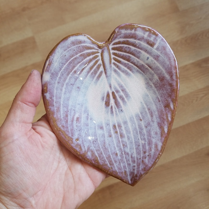 Small Leaf Plate - Hand Built Pottery by Authentic Arts