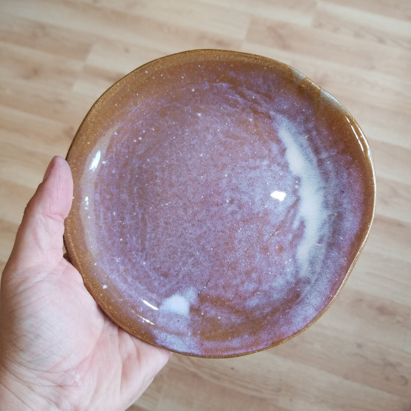 Snack Sized Pottery Plate