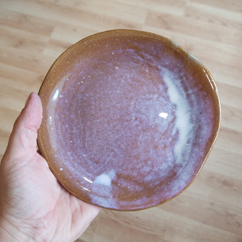 Snack Sized Pottery Plate