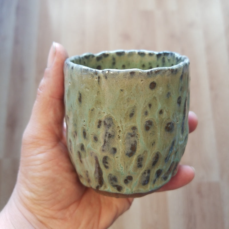 Handleless Pottery Mug