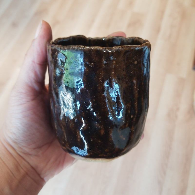 Handleless Pottery Mug