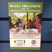 Hand-Painted - Fair Trade - Balsa Wood Ornaments - various styles, call for availability