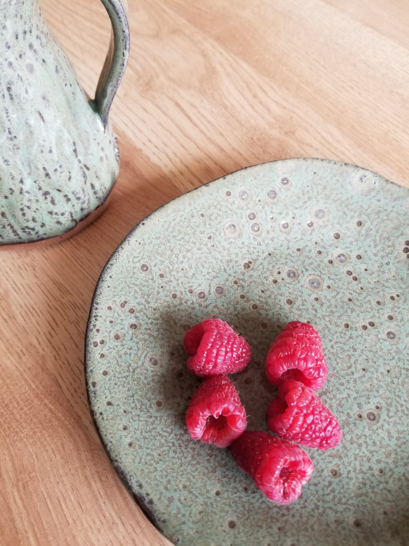 Snack Sized Pottery Plate