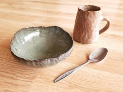 Cereal Bowl - Hand Built Pottery