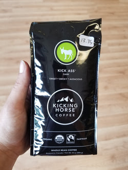 Kicking Horse Coffee - Kick Ass - Dark Roast - 10 oz.