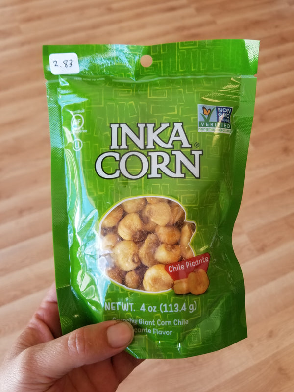 Inka Corn - Roasted Giant Corn - Chile Picante - 4 oz