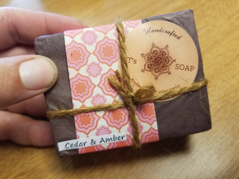 Local Natural Soap - Vegan -  ~ 3 1/2 oz.