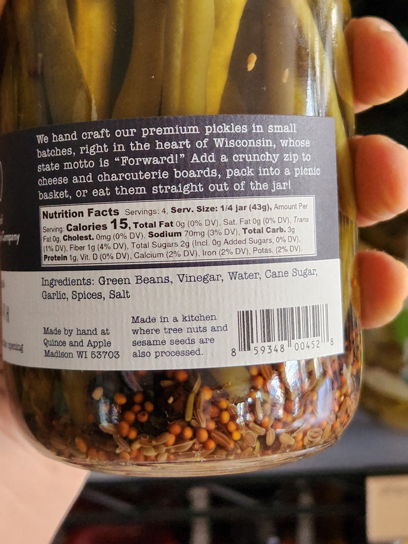 Forward Provisions - small batch, artisan pickles handmade in Madison, Wisconsin - 16 oz